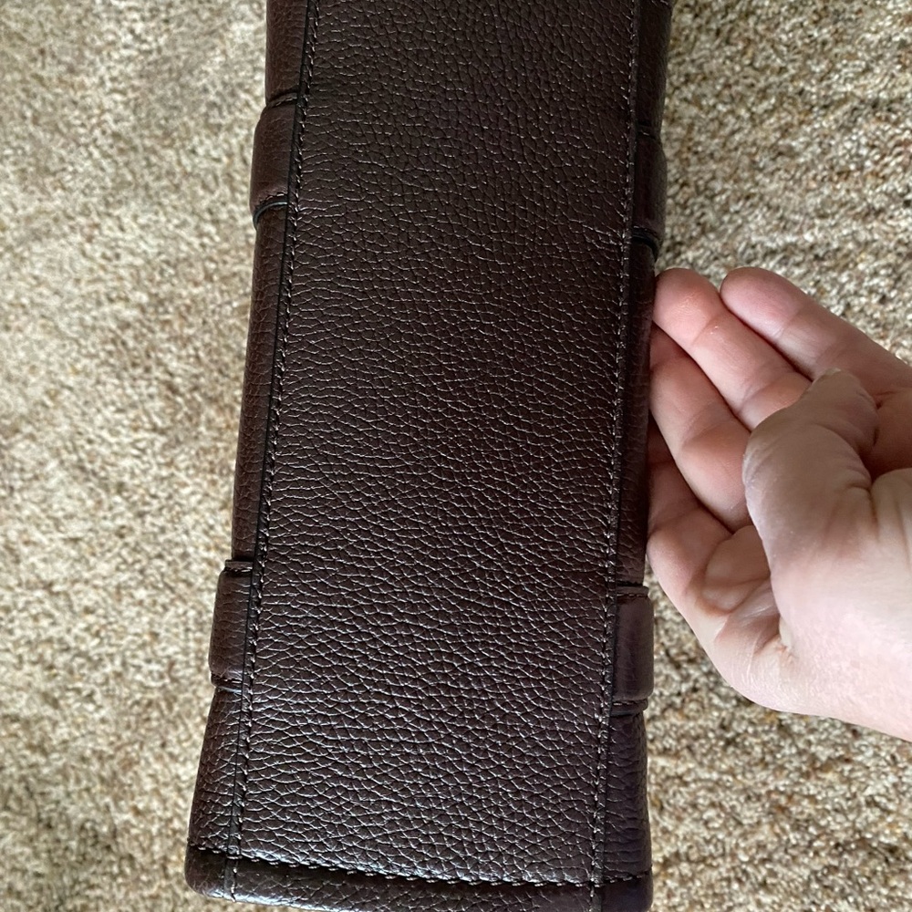 NWT Marc Jacob’s The Tote Ganache Brown Leather Crossbody - the smaller size - Picture 4 of 7